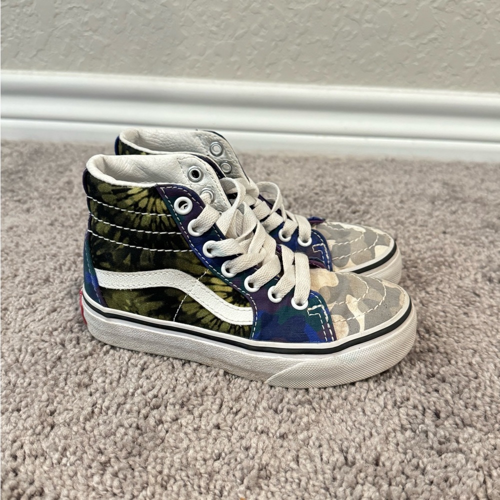 Vans Kids High-Top Sneakers - Multicolor pattern